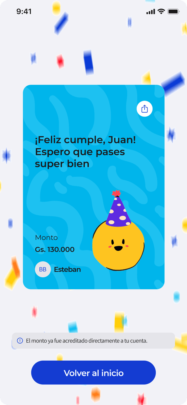 Receive ekogift